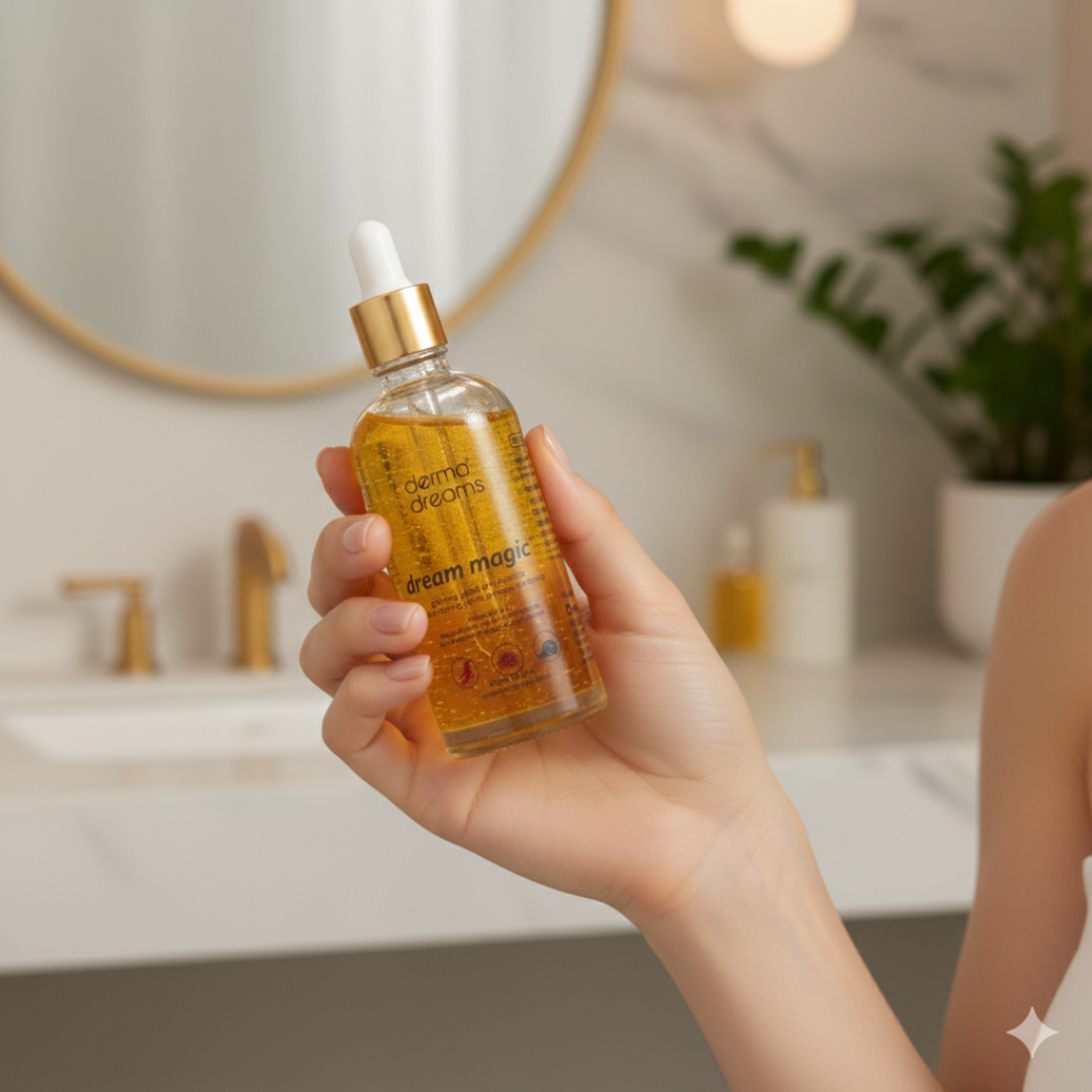 Dream Magic Ginseng Gold Polypeptide Skin Hydrating & Anti-Wrinkle Essence - Image 4