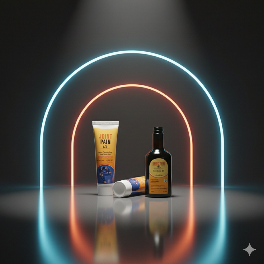 Joint Relief Combo – Joint Pain Gel + Knee Tone Oil - Image 6