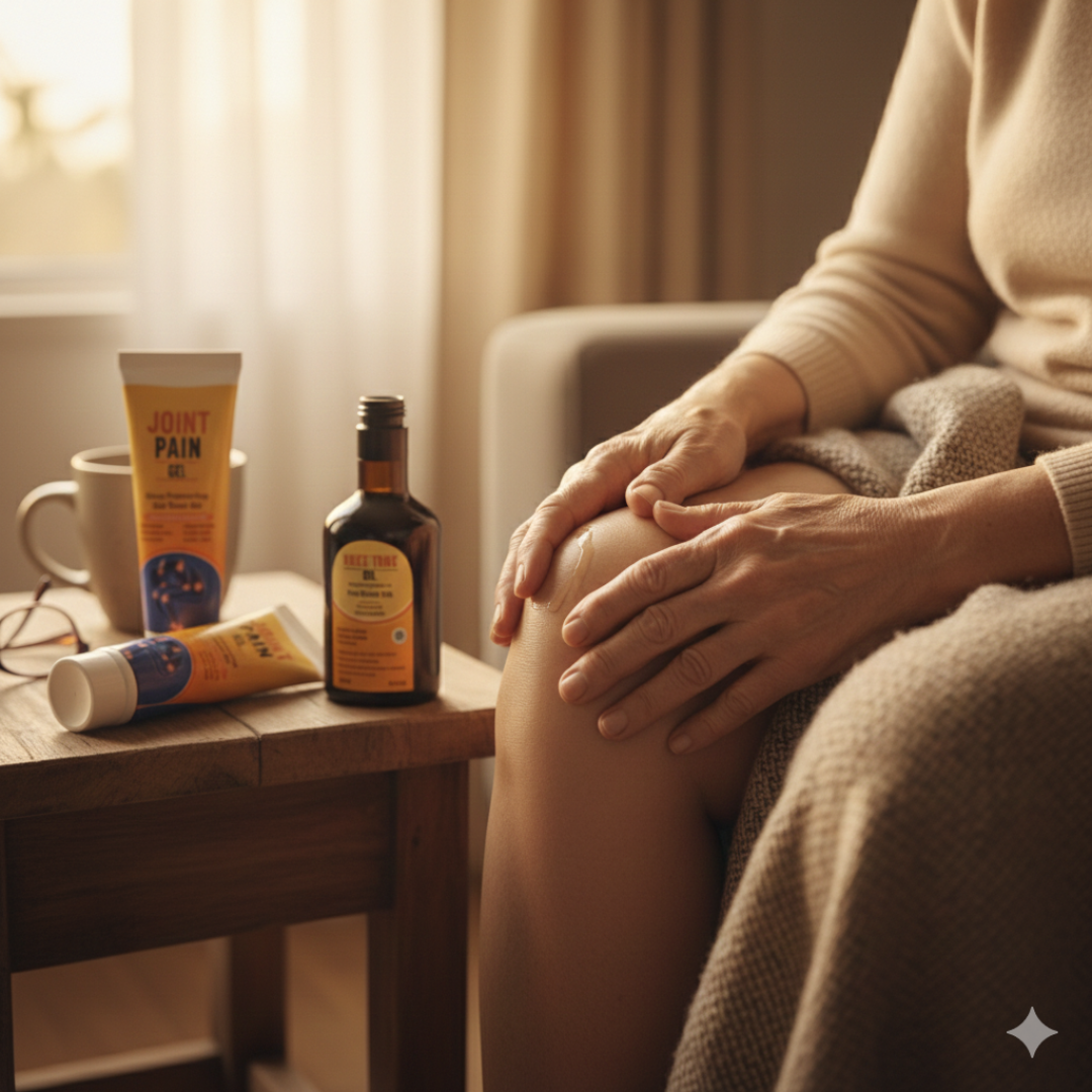 Joint Relief Combo – Joint Pain Gel + Knee Tone Oil - Image 5