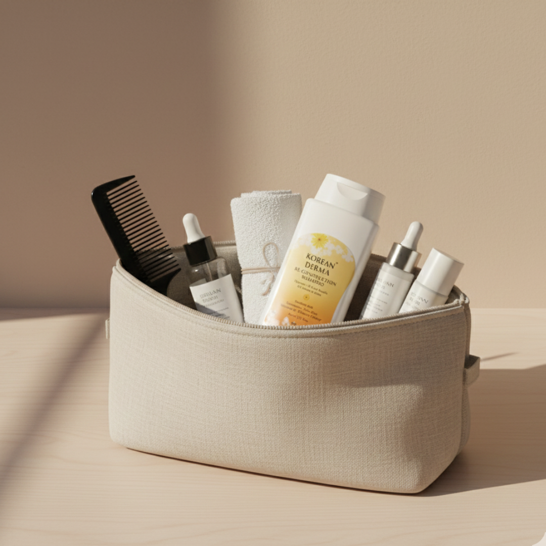 Re- Construction Shampoo ( Hydrates -No Itchy Scalp-Add Shine to Hair )-Korean Derma - Image 7