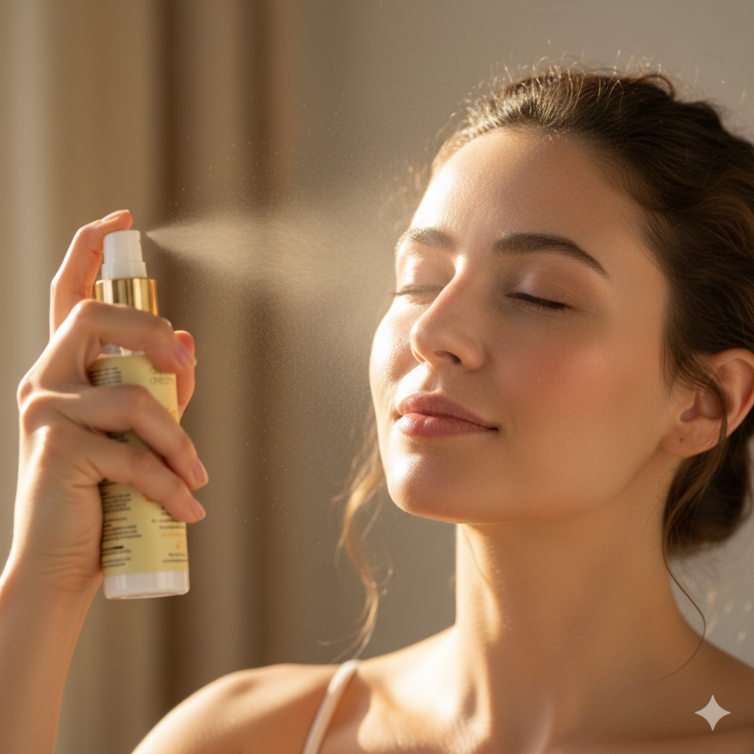 Solar™ Shield Sunscreen Mist SPF 50 – Glowy Protection in Every Spritz - Image 4