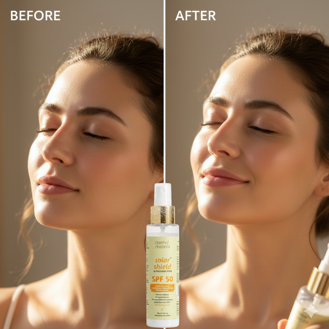 Solar™ Shield Sunscreen Mist SPF 50 – Glowy Protection in Every Spritz - Image 2
