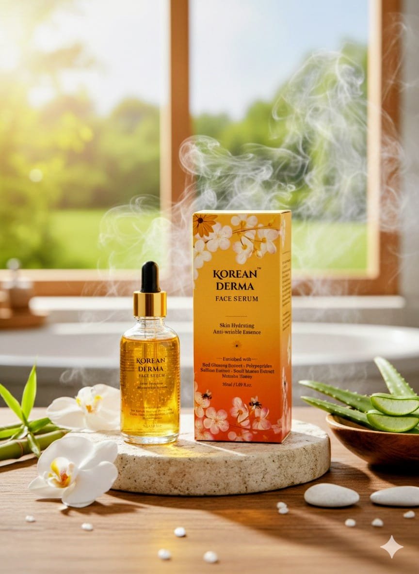 Face Serum Skin Hydrating Anti-Wrinkle Essence - Korean Derma