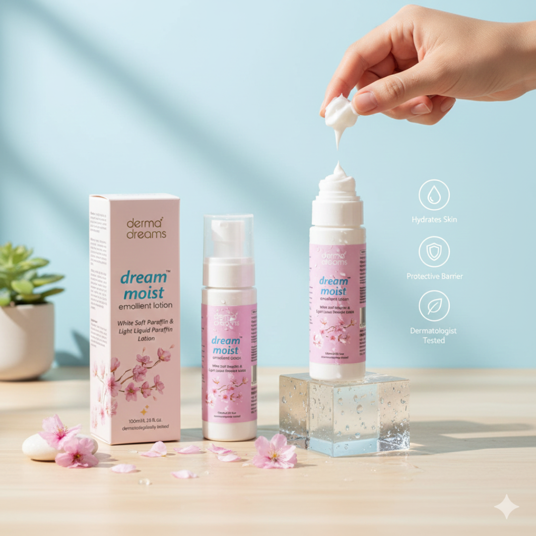 dream™ Moist Emollient Lotion — 100ml - Derma Dream - Image 2